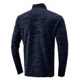 thumbnail image 4 of KIHOUT Chandails Molletonnés de Printemps et d'Hiver pour Hommes, Chandails Molletonnés Unis à Col Roulé à Fermeture Éclair à Manches Longues pour l'Extérieur, Hauts de Base T-, Taille P-2TG, 4 of 6