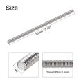 thumbnail image 3 of Unique Bargains M3 x 70mm Fully Threaded Rod 304 Stainless Steel Right Hand Threads 15 Pack, 3 of 4