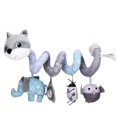 thumbnail image 2 of Baby  Spiral Plush Activity Hanging Toys, Baby Spiral Activity Toy Educational Multi Use  For  For Bassinet For  Gray, 2 of 8