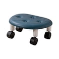 thumbnail image 1 of Tabouret à Roulettes Bas Robuste Portable Tabouret à Chaussures Siège Bibliothèque Cuisine Garage Bleu, 1 of 8