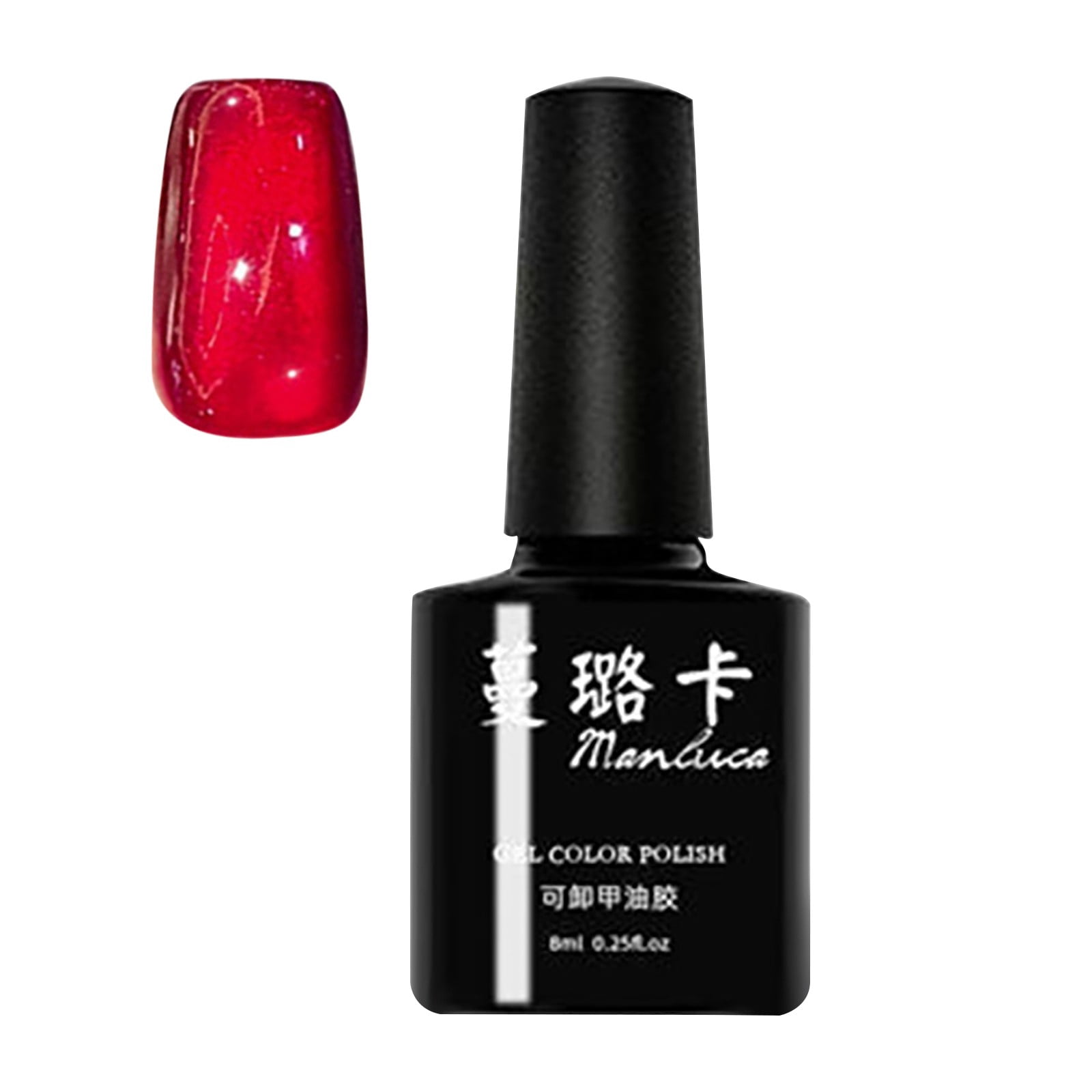 RKSTN Gel Nail Polish Mirror Red Eye Nail Polish Gel 8ml Quick Dry Nail Polish