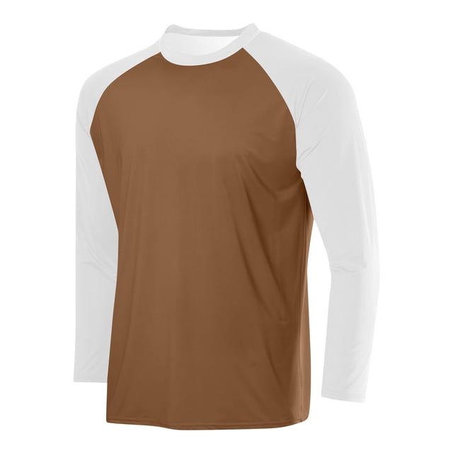 LOVZFMLL Men's Shirts, Colorblock Classic Fashion Crew Neck T-Shirts, Casual Essential Versatile Pullover, Relaxed Fit Fall Clothes