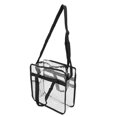 thumbnail image 4 of Sac à Main Transparent Grande Capacité, Sac Fourre-Tout Transparent Décontracté Imperméable Visible à l'Intérieur Double Fermetures Éclair pour la Plage, 4 of 8