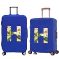 thumbnail image 1 of Luggage Cover Travel Suitcase Protective Cover for Trunk Case 18 ''-28 '' Foldable Elastic Suitcase Cover Floral Lettern Pattern 8floral H M, 1 of 6
