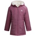 thumbnail image 1 of Reebok Girls' Long Stretch Reversible Puffer Coat, 1 of 9