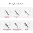 thumbnail image 3 of Trousse d'Outils de Lissage pour Imprimante 3D, Outil de Finition de Modification d'Impression 3D pour Lisser, Réparer et Modifier Prise US,1 * Broyeur 1 * Prise d'Alimentation 6 * Têtes de Meulage 1 * Manuel d'Instructions en Anglais,Noir, 3 of 7