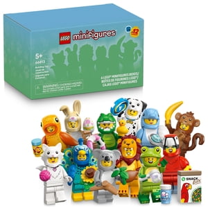LEGO Minifigures Animaux Series 28 paquet de 6 - Jouets pour enfants dans des boîtes à mystère scellées - Chiffres à recueillir sur le thème animal - Fêtes d'anniversaire & Idée cadeau pour les garçons & Filles, Âges 5+ - 66813