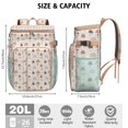 thumbnail image 2 of Cartoon Rocket Backpack Cooler, Cute Kawaii Insulated Cooler Backpack for Kids, Space Galaxy Fun Design for Outdoor Adventure, 2 of 6