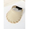 thumbnail image 1 of Fashionable And Versatile Women's Woven Sun Hat With Brim, Summer Straw Hat For Sun Protection And Style, 1 of 4