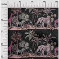 thumbnail image 2 of oneOone Rayon Black Fabric Tropical Sewing Material Print Fabric By The Yard 56 Inch Wide, 2 of 4