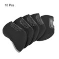 thumbnail image 3 of Unique Bargains Protection Sleeve Visible Window Golf Club Iron Head Covers Black 10 Pack, 3 of 5