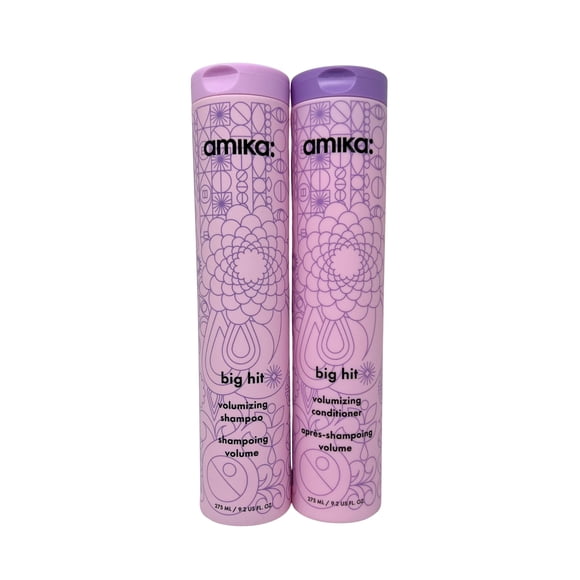 Amika Big Hit Volumizing Shampoo and Conditioner 9.2 oz Each