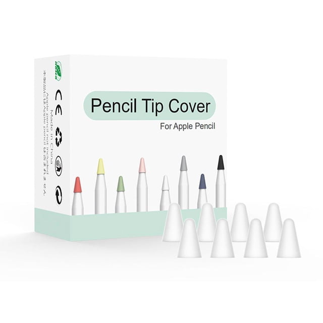 RYGRZJ 8 Pcs Rubber Smooth Pencil Tip Case Cover Nib Sleeve Hot2nd For_Apple-US