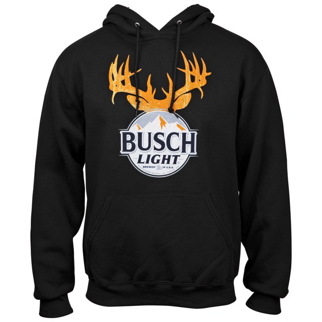Busch Light Deer Antlers Hunter's Hoodie-3XLarge