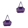 thumbnail image 2 of maskred Versatile Beach Toys Bag Durable Mesh Tote for Poolside Adventures Purple Extra Large 2Set, 2 of 6