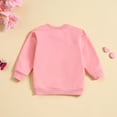 thumbnail image 4 of TZEWGL Crewneck Tops For Toddler Letter Print Long Sleeve Clothes For Baby size 2-3T, 4 of 7