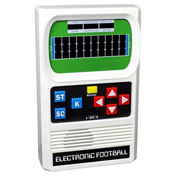 Basic Fun Classique, Jeu Électronique Rétro de Football Portatif, Taille Unique