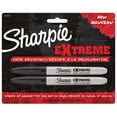 thumbnail image 1 of Sharpie Extreme Permanent Fine Markers, Black, 2 Pack, 1 of 2