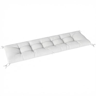 Outsunny Patio Lounge Chair Cushion with Securing Straps, Cream White