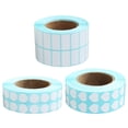 thumbnail image 1 of KAKOWELY 3 Rolls Blank Sticky Labels Blank Label Sticker Classification Label Stickers Tabs Stickers,0.43X"X0.39"X0.04", 1 of 4