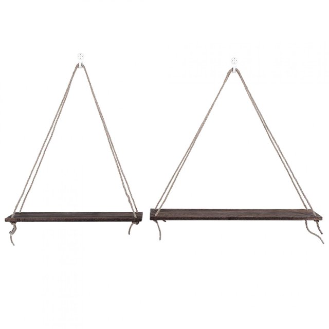 Wall Storage Rack, Home Decoration Floating Shelves, Natural Hallway For Living Room Bedroom Sitting Room Antique