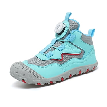 BYHONG Children's Five Finger Warm Thick Winter Shoes Boys and Girls Shoes Large Children Snow Boots Sky Blue_001 2.5