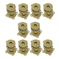 thumbnail image 3 of jifeng 10 Pairs Clasps Snaps Buttons DIY Purses Handbag Craft 14mm Bronze, 3 of 6