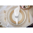 thumbnail image 3 of Beaded Napkin Ring Bulk White - Set of 6, 3 of 4