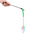 thumbnail image 1 of Cat Teaser Wand Creative Funny Fake Feather Cat Teaser Toy Pet Interactive Toy, 1 of 10