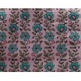 thumbnail image 4 of oneOone Georgette Viscose Fabric Leaves & Floral Block Decor Fabric Printed BTY 42 Inch Wide, 4 of 4