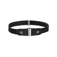 thumbnail image 2 of facefd Belt No Buckle Invisible Alloy Fashionable Long-lasting Convenience Elastic Unisex Man Multicolored DIY Prop Jeans Band Black, 2 of 9