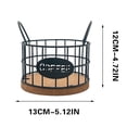 thumbnail image 3 of Amzcrzy Coffee Bar Accessories Storage Basket Coffee Capsule Storage Basket Iron Desktop Table Storage Basket Kitchen Coffee Storage Basket Tea Bag Organizer Coffee Organizer Station, 3 of 4