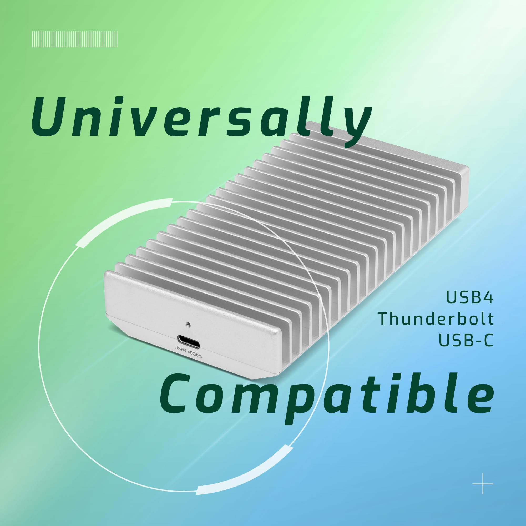 OWC 8TB Express 1M2 Portable NVMe Thunderbolt (USB-C) SSD USB4 Ultra Fast External SSD Drive with Aluminum Heat Sink Enclosure