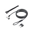 thumbnail image 2 of StarTech.com Laptop cable lock 6Ft Compatible With Noble Wedge; Laptop Cable Lock, 6Ft (2m), Anti-Theft Keyed Lock, Security Cable Lock For Dell XPS/Latitude, Cut-Resistant Steel Cable Lock For Laptop (NBLWK-LAPTOP-LOCK) - Security cable lock - black, silver - 6.6 ft, 2 of 9