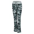 thumbnail image 4 of RKSTN Womens Pants Fashion Comfy Stretch Print Drawstring Wide Leg Lounge Pants Loose Comfortable Pants, 4 of 8