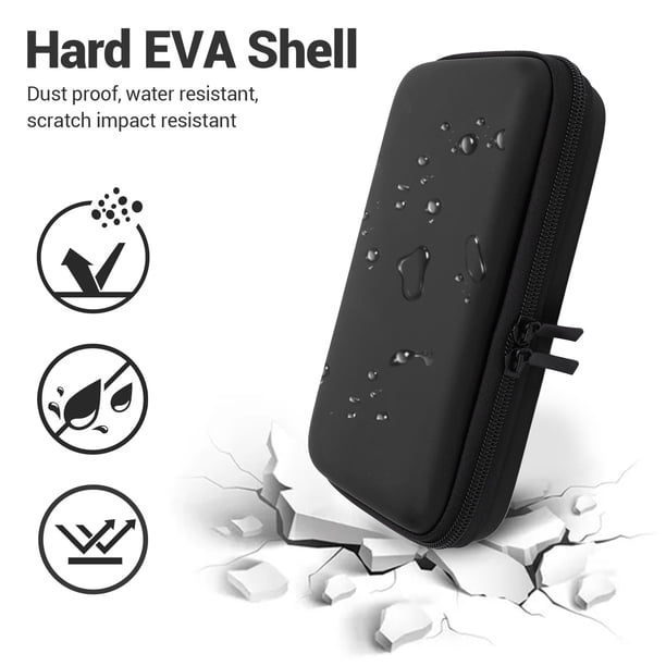 Étui De Transport Rigide Pour New 2DS XL / New 3DS – Résistant à L’Eau, Coque EVA, 8 Rangements De Jeux, Idéal Voyage