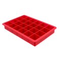 thumbnail image 2 of Starfrit - Ensemble de 2 Moules à Glaçons en Silicone Souple, Capacité de 24 Cubes, Rouge, 2 of 7