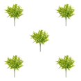 thumbnail image 1 of QualitChoice Plastic Artificial Flowers Fake False Plants Garden SH yellow 5Set, 1 of 6