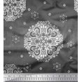 thumbnail image 1 of Soimoi Poly Georgette Fabric Mandala Decorative Print Fabric by Yard 52 Inch Wide, 1 of 3