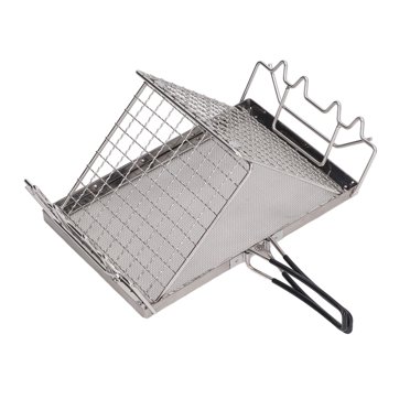 Grille-pain de Cuisinière, Grille-Pain de Camping Pratique Structure Stable pour Randonnée