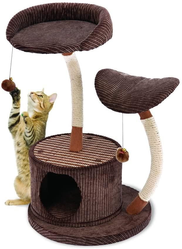 Penn Plax Cat Life 2 Level Lounger With Hideaway