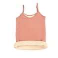 thumbnail image 1 of Summer Savings! SROBPTY Kids Sleeveless Shirts Tops, Middle Aged Girls' Solid Color Base Underwear with Thick Velvet To Cold Student Spring and Small Suspender Inner and Outer Pink, 15-18Years, 1 of 5