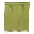 thumbnail image 4 of 1 Curtain Tier Small Window Drape Decor , Green_74x90cm, 4 of 8