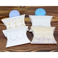 thumbnail image 4 of Shengyu 50 Pieces Pillow Candy Box Paper Festival Birthday Celebration Chocolates Favors Snacks Present Storage Package Children Silver Pattern, 4 of 6