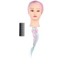 thumbnail image 1 of Hair Mannequin Head Female Cosmetology Hair Styling Training Practice Mannequin Head, 1 of 5