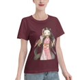 thumbnail image 2 of Women's Basic Short Sleeve T-Shirt Demon Slayer Blade Nidouzi, 2 of 6