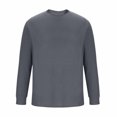 thumbnail image 5 of AherBiu Chandails à Manches Longues pour Hommes Col Ras du Cou Coupe Décontractée Hauts Automne Hiver Décontractés Amples Légers Chandail, 5 of 5