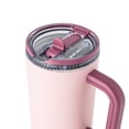 thumbnail image 3 of TAL 32oz Stainless Steel Skye Tumbler with Flip-Up Straw, Berry, 3 of 8