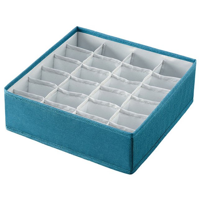 Underwear Organizer Divider Foldable: Large Socks Drawer Organizer Storage Box