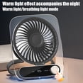 thumbnail image 5 of Ohufall USB Rechargeable Portable Fan Wall Mount And Stand Multi Speed Cooling Fan For Bedroom Office, 5 of 5